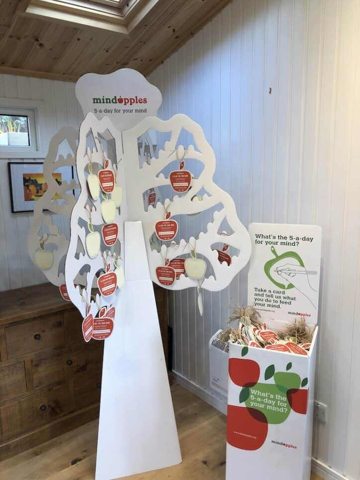 White strong cardboard 3D 2 metre tall tree